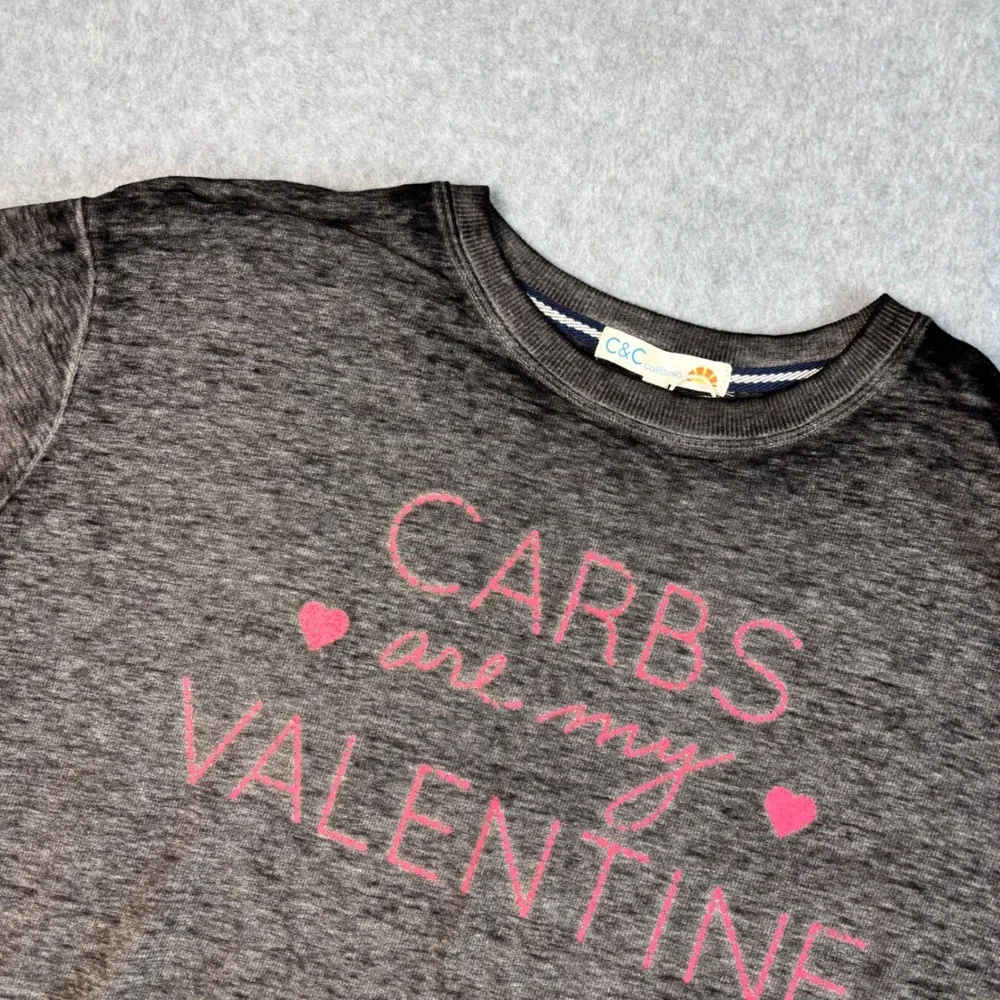 C & C California Valentine's Day‎ Graphic Sweatshirt - Women's Small